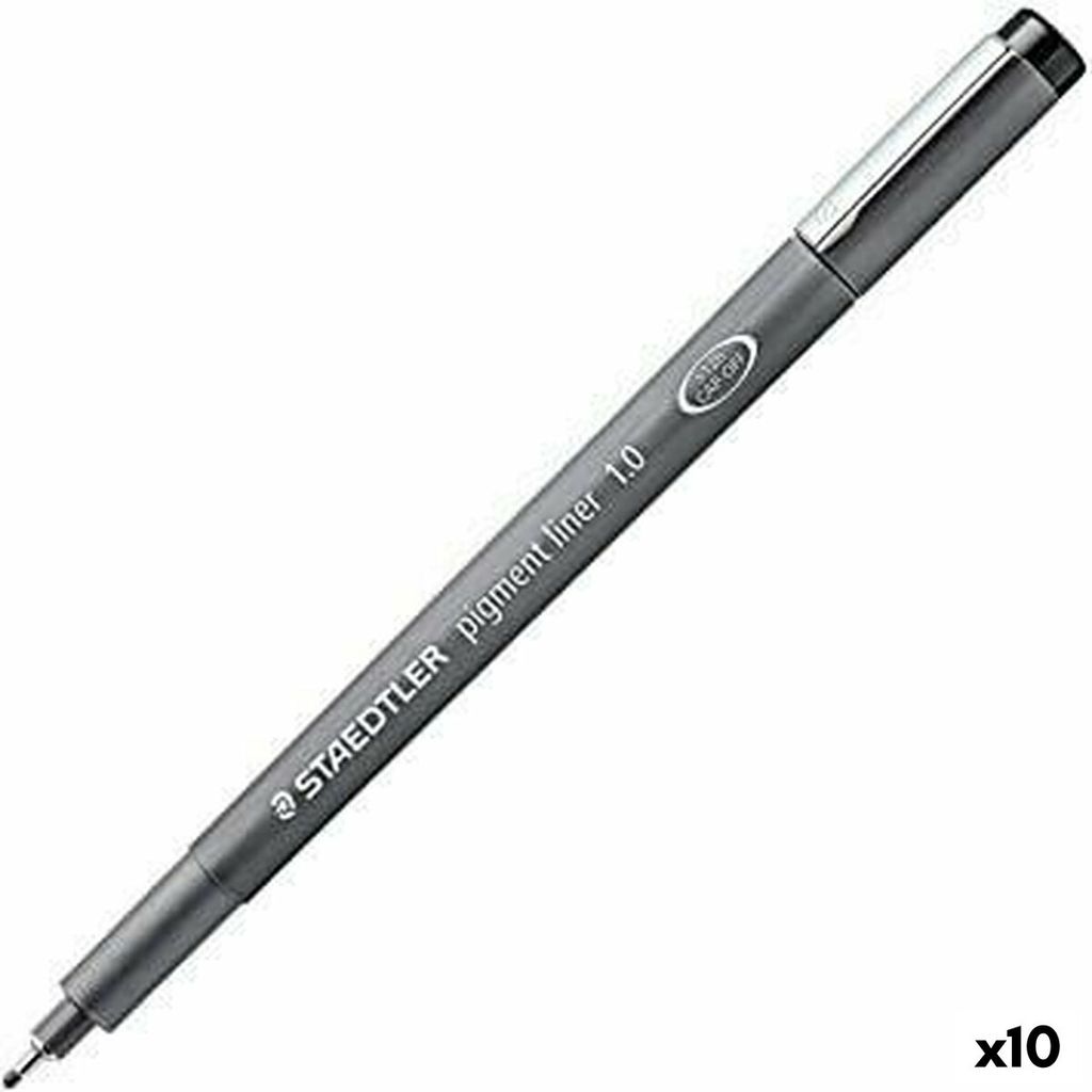 STAEDTLER pigment liner 1,0mm schwarz 10 Stück