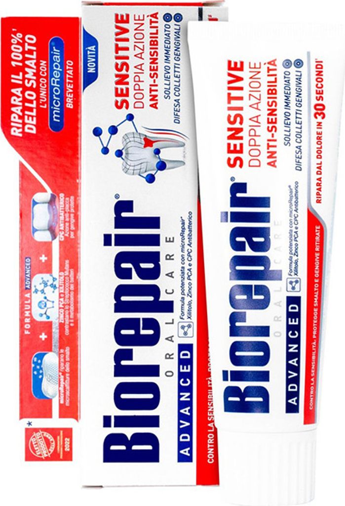 BIOREPAIR Sensitive Advanced Zahnpasta 75 ml GA19883 Produktbild 