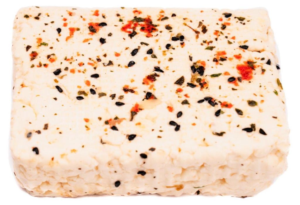 Bergfrühstückskäse mit Tomate, Nigella und Basilikum 220g - Produktbild 