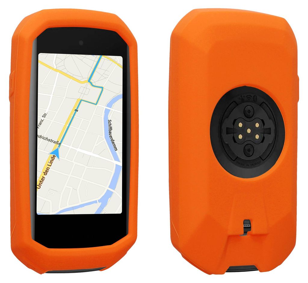 kwmobile Hülle kompatibel mit Garmin Edge 1050 - Silikon GPS Fahrrad Case Schutzhülle