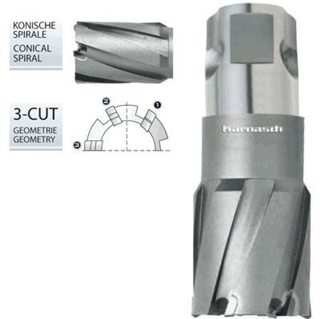 HM Kernbohrer Ø 21 mm Fein Quick-In - bis 40mm