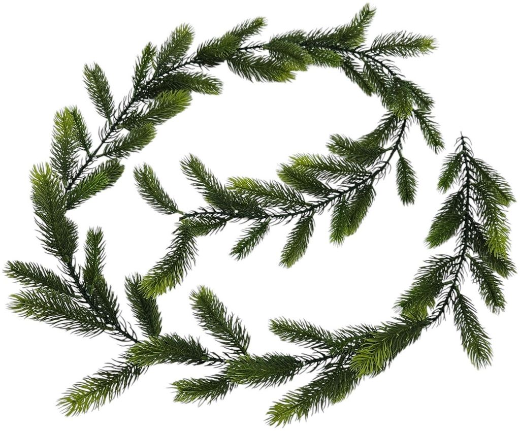 Künstliche Weihnachtsgirlande Aus Zedernholz-Optik | 150, 180 Oder 270 Cm | Für Innen & Außen | Realistisch, Weich, Flexibel