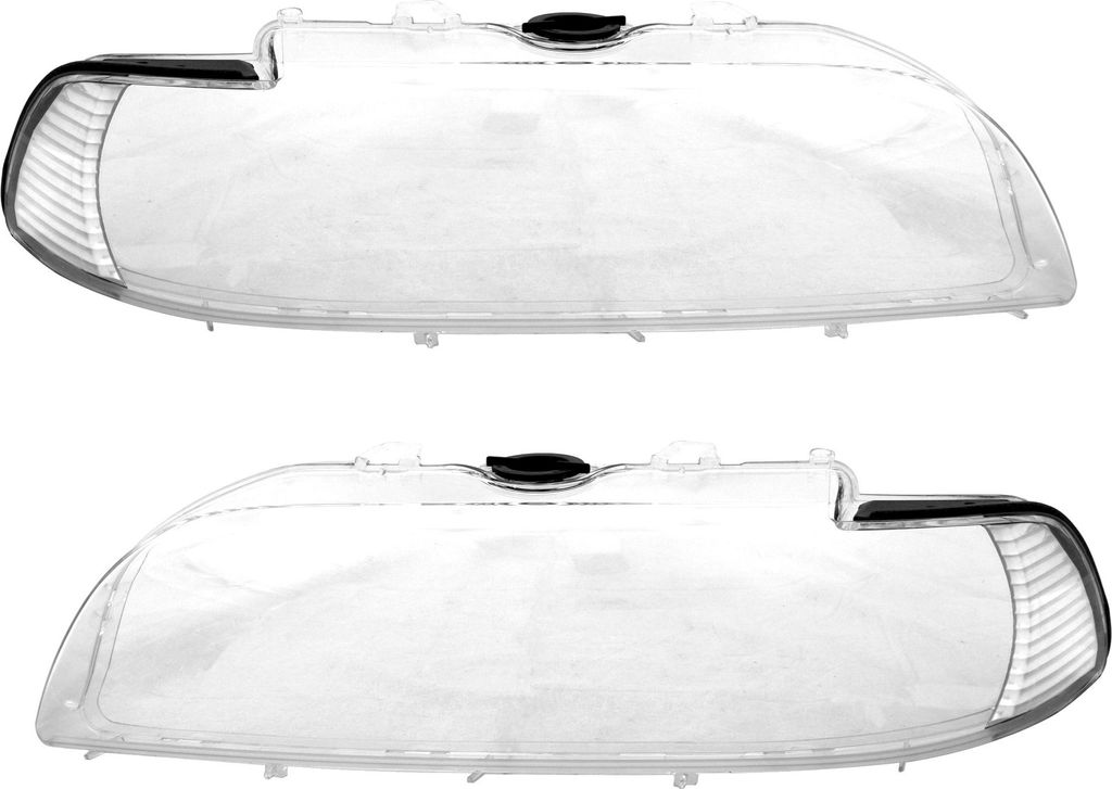 TYC Streuscheiben Set für 5er BMW E39 Facelift 2000-2003 Scheinwerfer Scheibe We