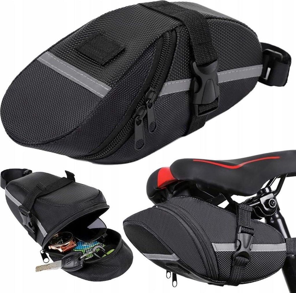 Borsa da sella per bicicletta - 1 litro - Impermeabile - Immagine del prodotto 