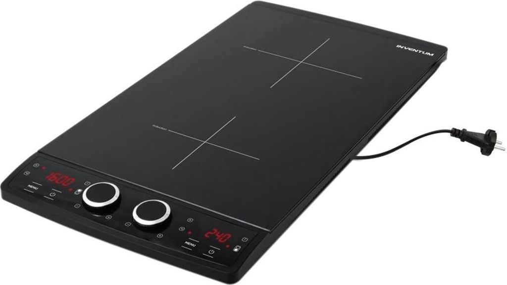 Inventum VKI3010Z 2-Pits Inductiekookplaat 2900W Zwart Immagine del prodotto 