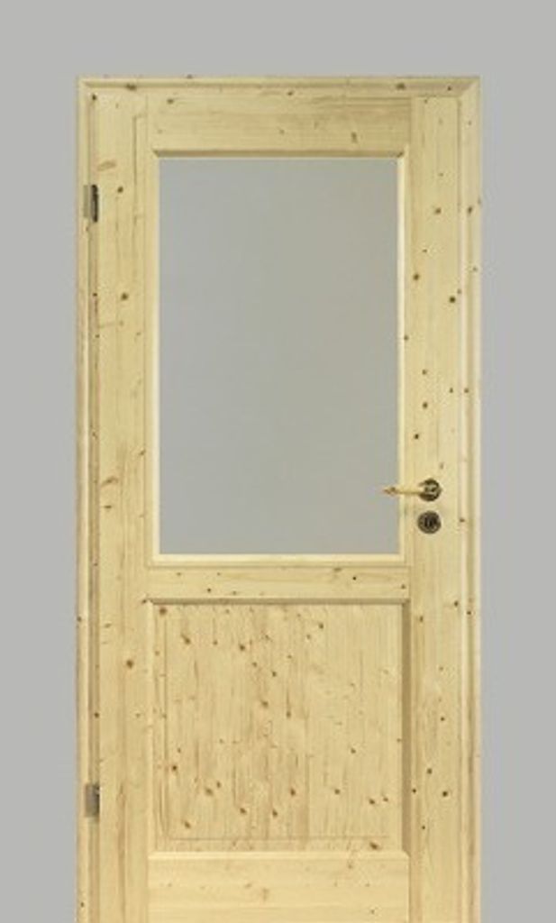 Pertura Landhaustür Fengur Fichte 73,5x198,5 cm Links 02/LA (ohne Glas)