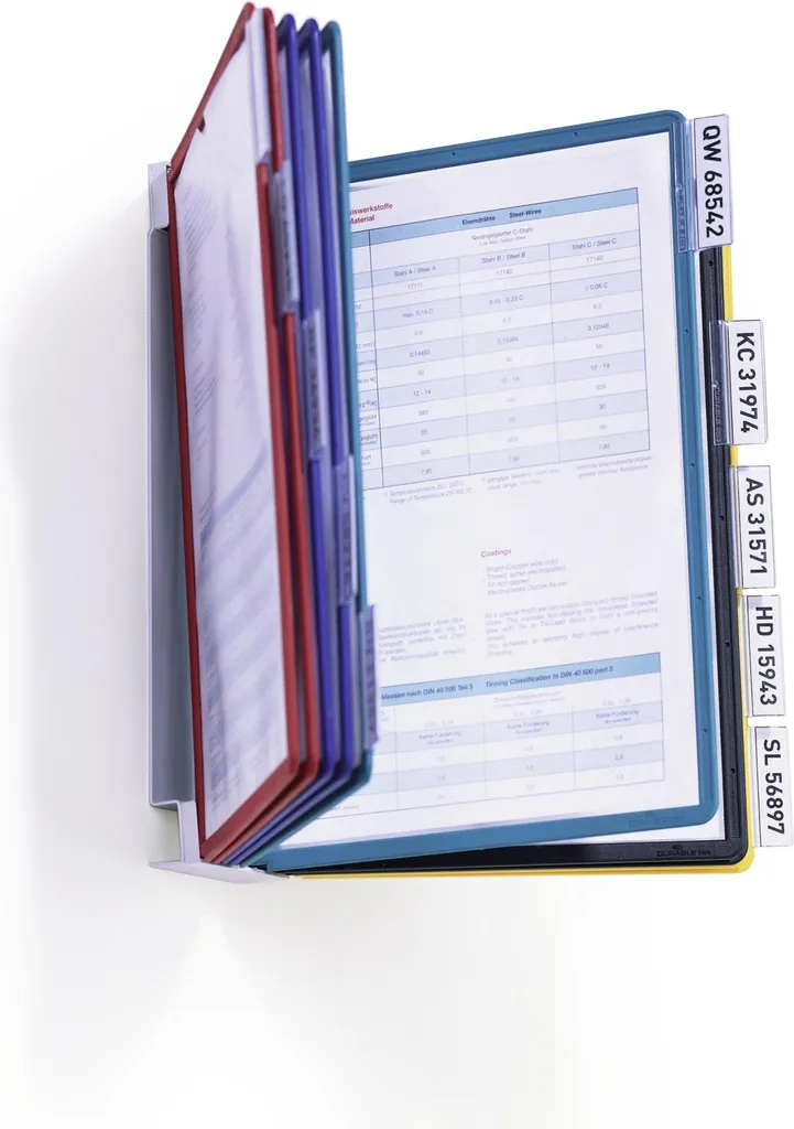 Leggio Durable Vario Wall 10 (556700) per Sicurezza sul Lavoro A4 - 8