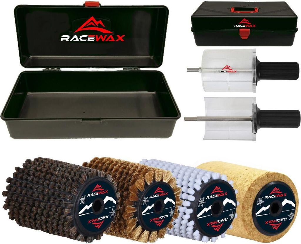 RaceWax Set Roto kefa 120mm korková nylonová kefa s Obrázok produktu 