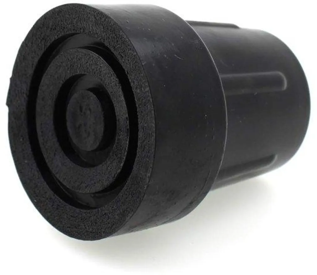 Caches en caoutchouc 16 mm antidérapants et résistants - Lot de 2 Noir