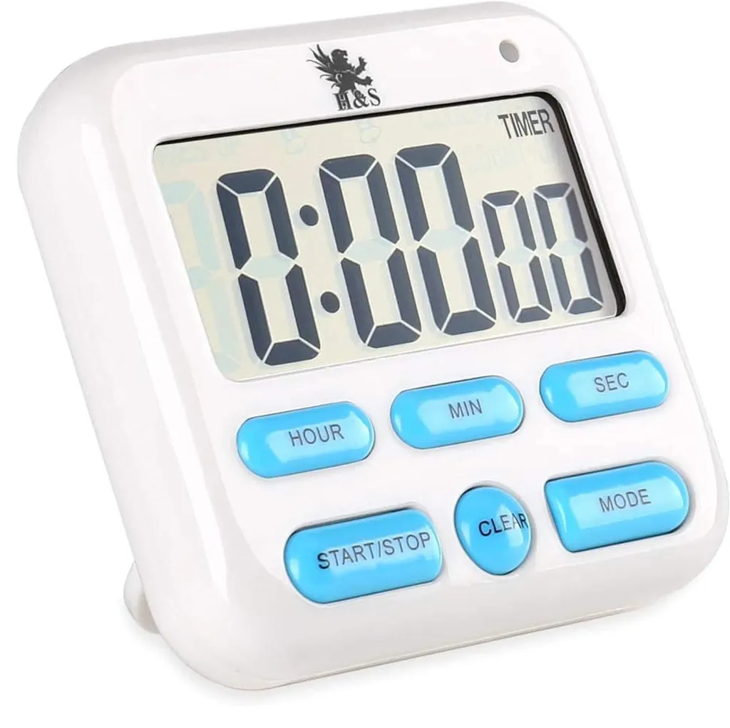 Minuteur H&S : ne ratez plus vos plats grâce à l'alarme forte et au LCD