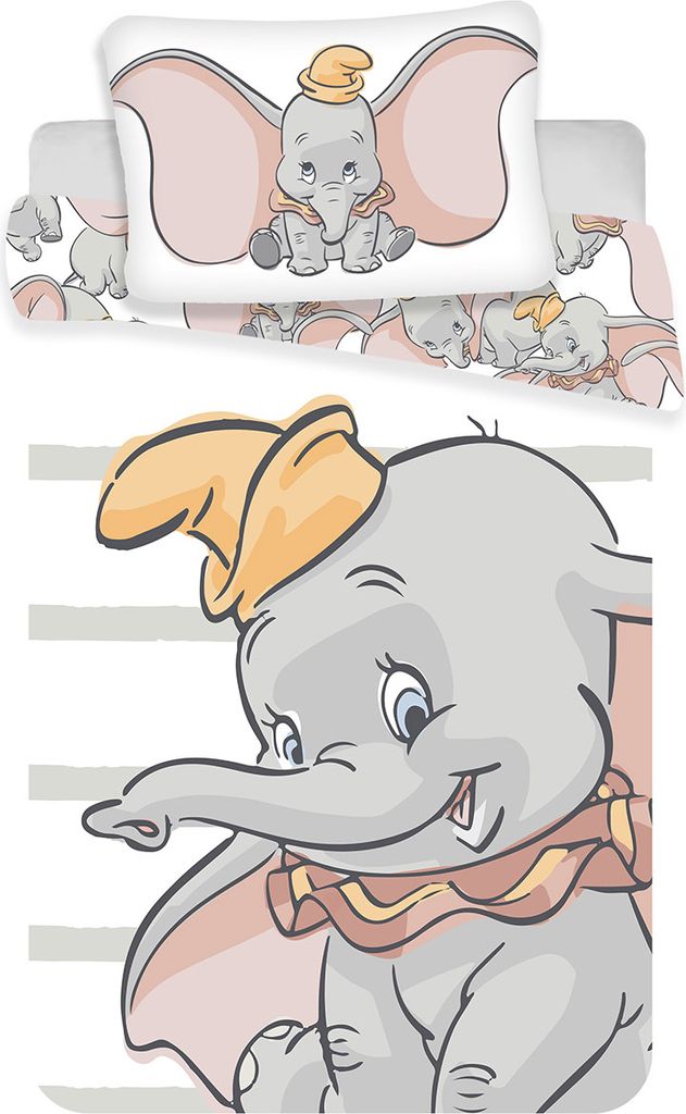 Disney povlečení do postýlky Dumbo baby 100x135, 40x60 cm - Obrázek produktu 
