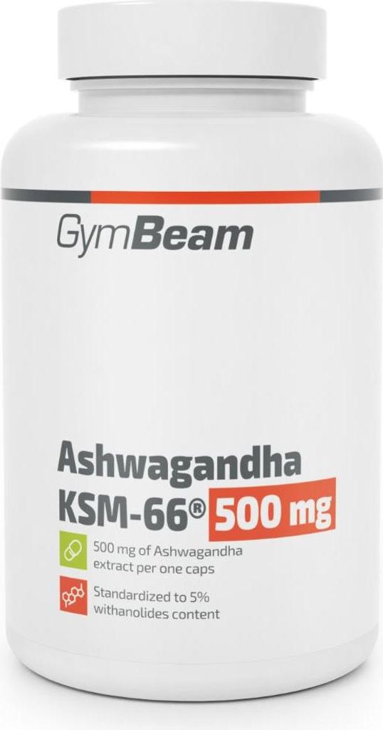 GymBeam - Ashwagandha KSM-66 500mg 90 Kapseln
