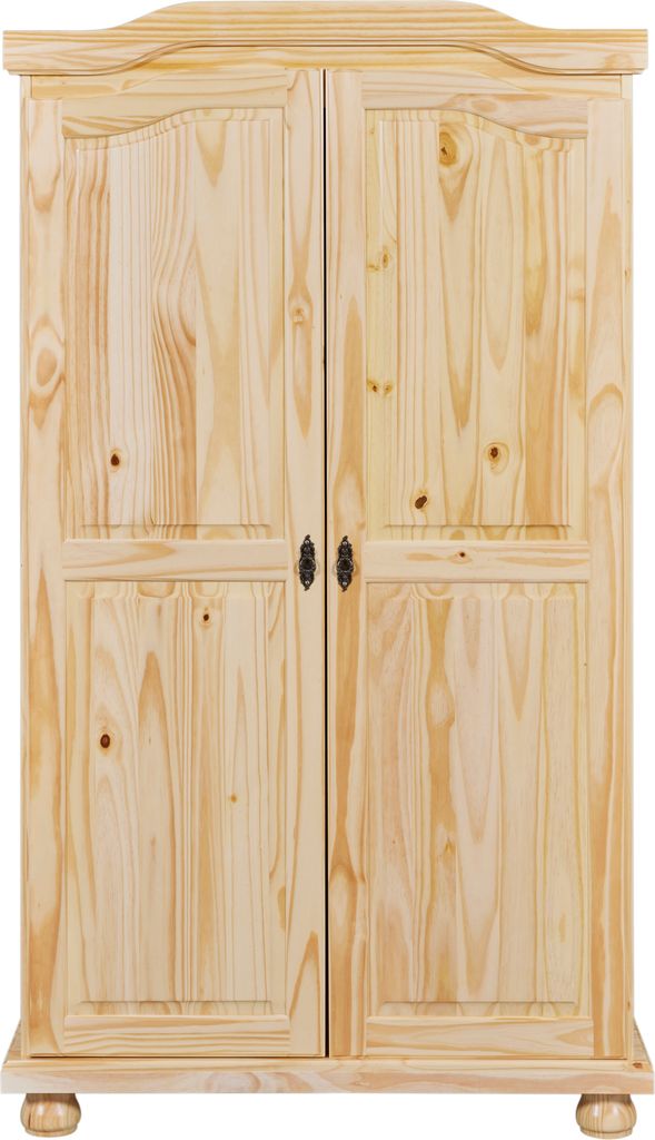 Inter Link Kleiderschrank GENF Natur Massivholz Produktbild 