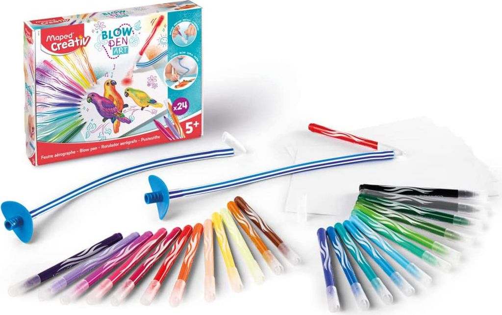 Puste-Stifte BLOW PEN Grund-Set Schlauch&Mundst. Produktbild 