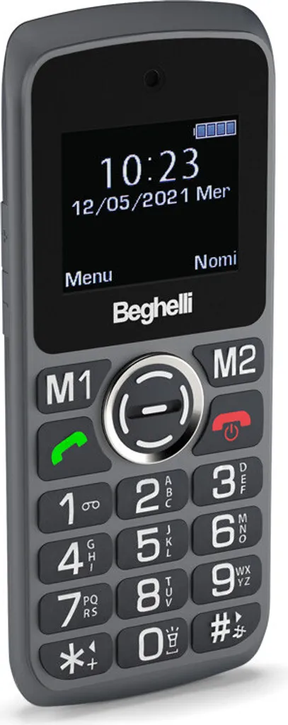Téléphone Senior Beghelli Lifesaver SLV10 Noir : Fini les Touches Trop Petites