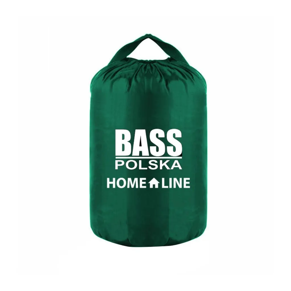 Sac de couchage rectangulaire transformable en couverture verte BASS - 2