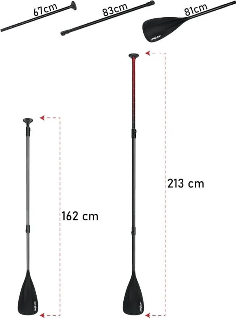 Pagaie SUP pliable et ajustable pour paddle gonflable et randonnée - 5