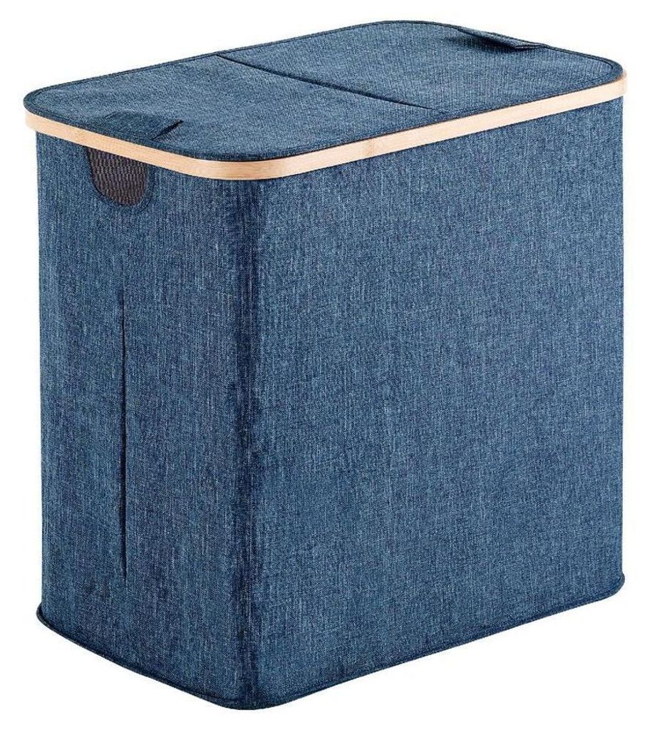 Gedy YOSHI wasmand, 53x51x34 cm, bamboe, blauw Productafbeelding 