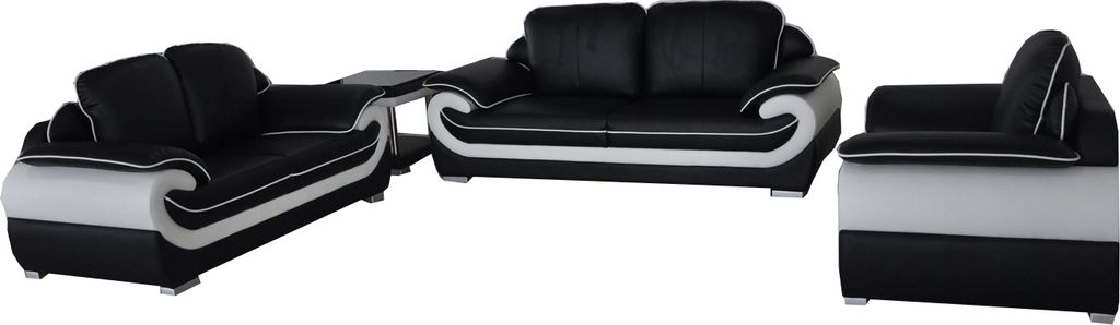 Wohn Couch Leder Sofa Polster Garnitur Eck Sofas Sitz Garnituren Neu Landschaft