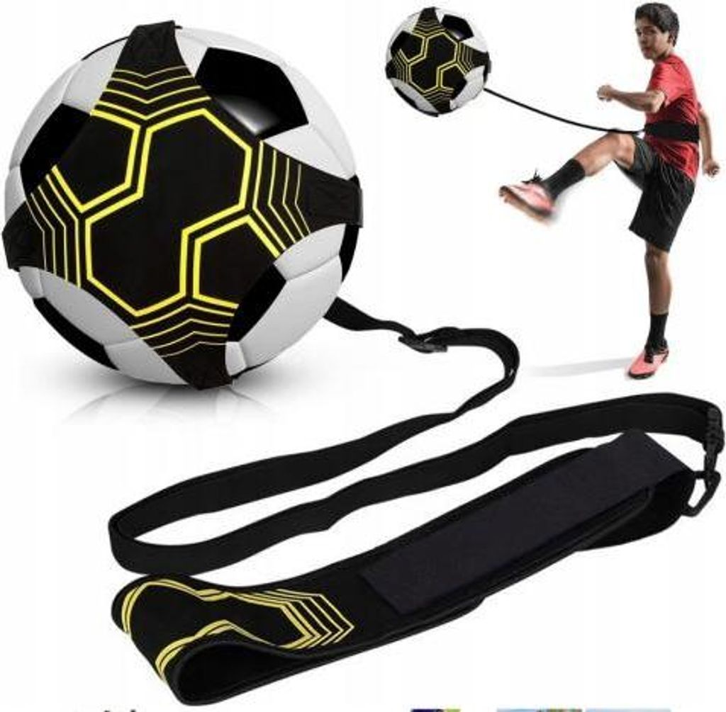 Pas treningowy do piłki nożnej z piłką do ćwiczeń dla Zdjęcie produktu 
