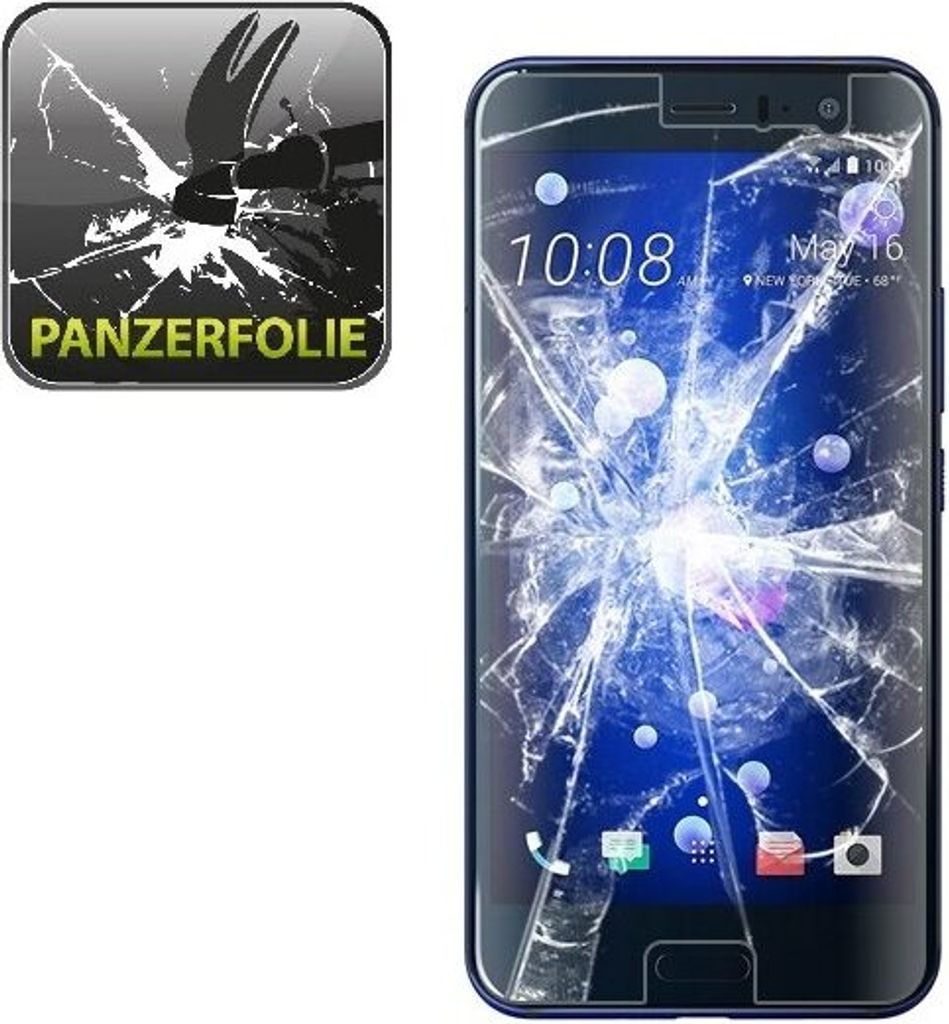 2x Panzerfolie für Htc U11 Plus ANTI-SCHOCK Displayschutzfolie Displayfolie KLAR
