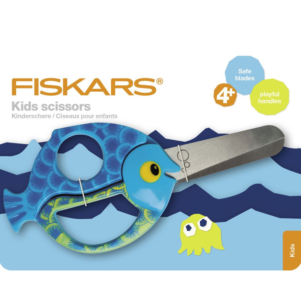 Fiskars Kids Animals Nožnice Detské 13 cm Ryba 1003746 Obrázok produktu 