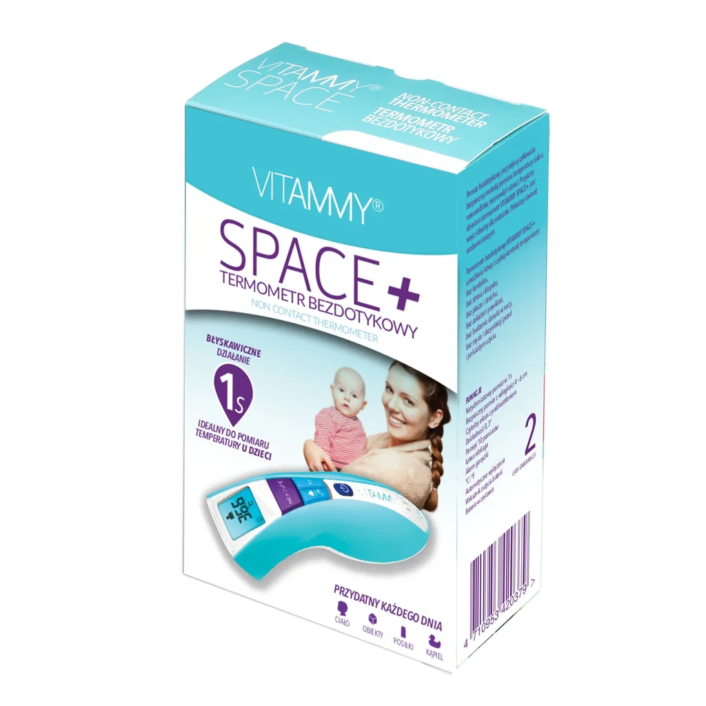 Termometro VITAMMY SPACE+ Senza Contatto: Precisione in 1 Secondo - 5