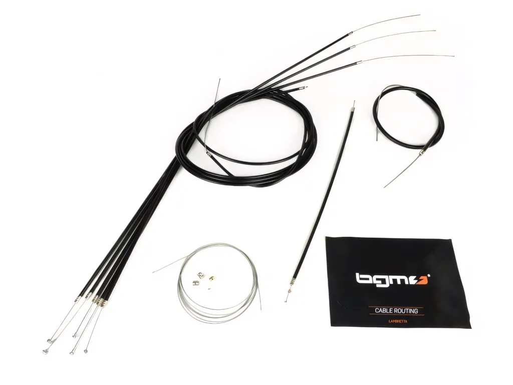 Réfection commandes Lambretta DL GP kit de traction BGM Original gaine