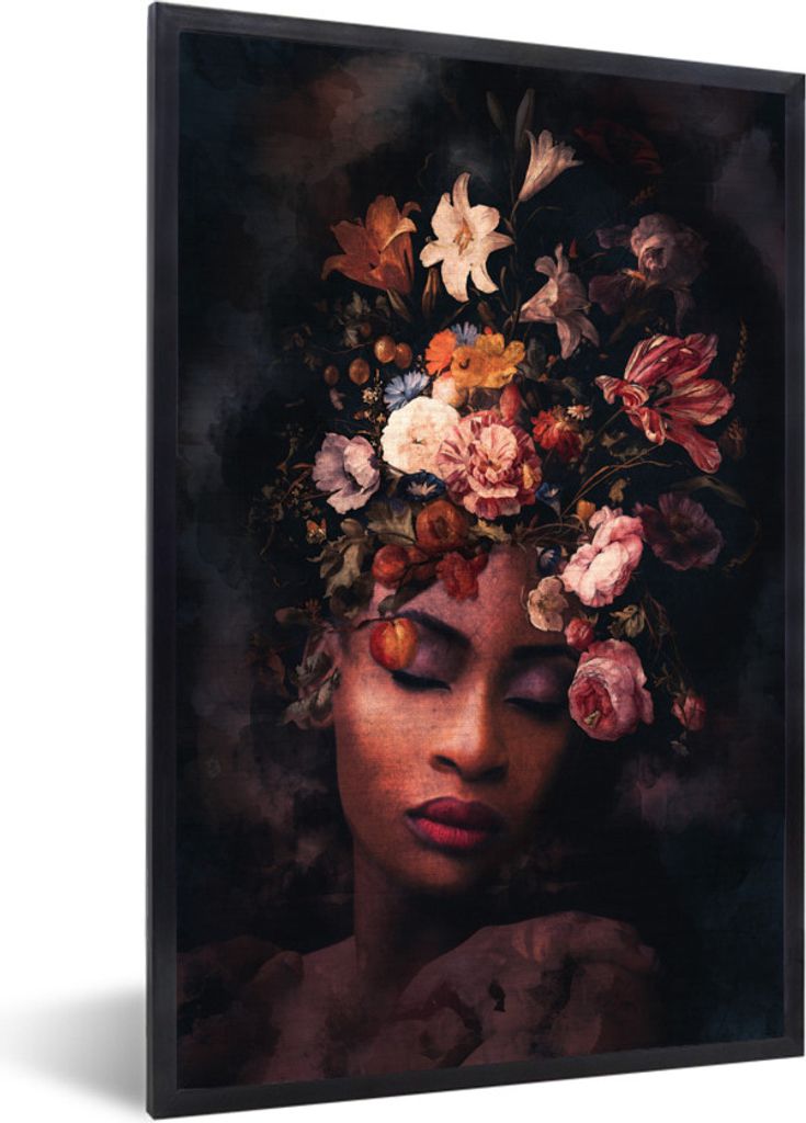 MuchoWow® MuchoWow® Gerahmtes Poster Flora - Frauen - Produktbild 