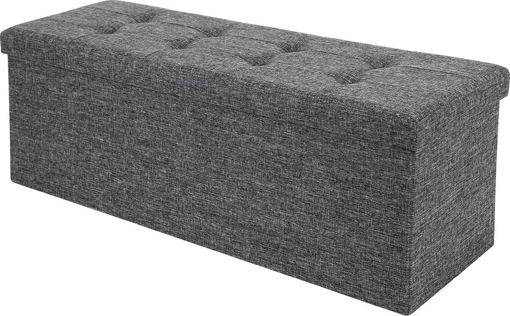 Commode de rangement gris foncé moucheté 110 cm pour chambre moderne