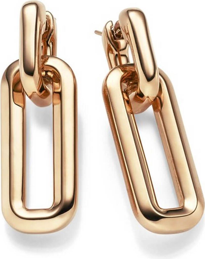 Ohrringe Ohrhänger Ohrschmuck 52,5x17,5mm aus 585 Gold Rotgold