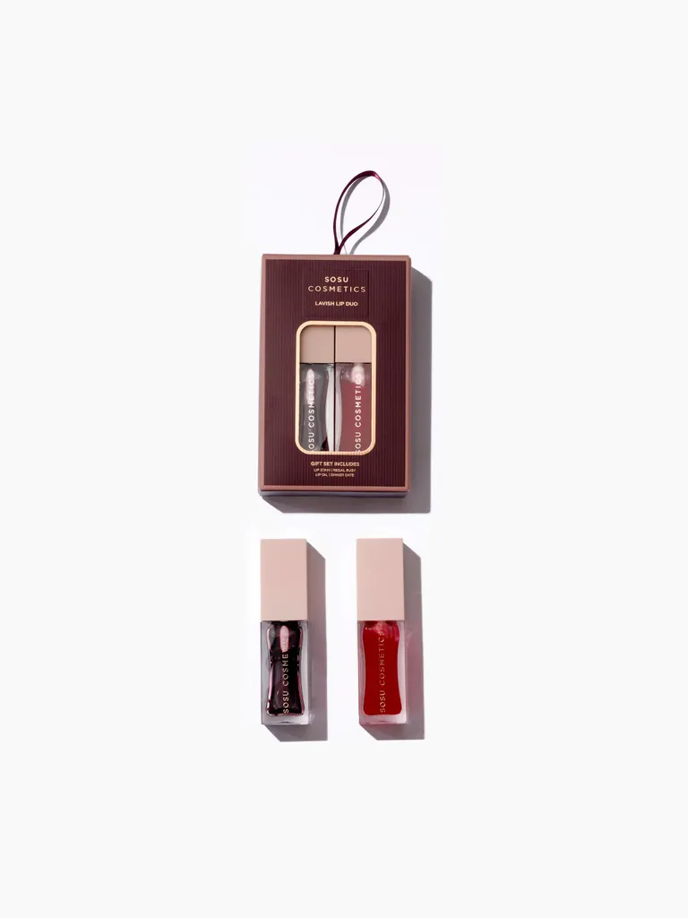 Duo de Luxe Lèvres Vegan - Anti-Gerçures et Hydratation Intense Coffret