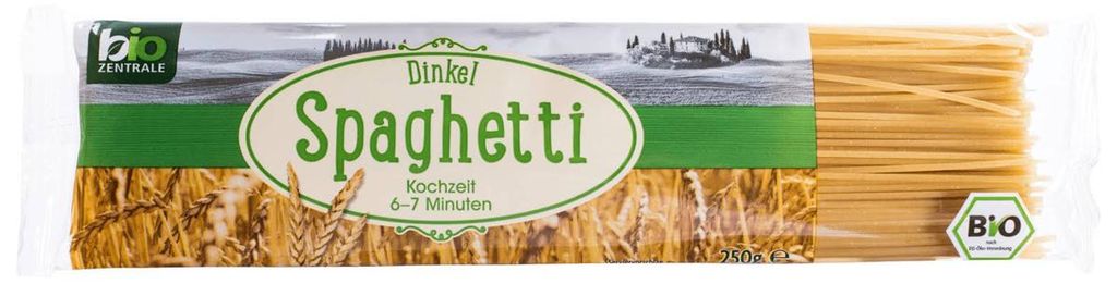 Spaghetti di farro centrali biologici Pasta di farro con Immagine del prodotto 