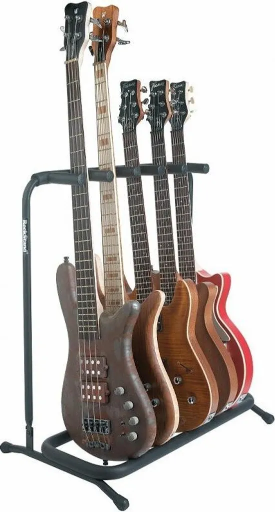 Support de guitare multiple pour 5 instruments de musique noir Warwick