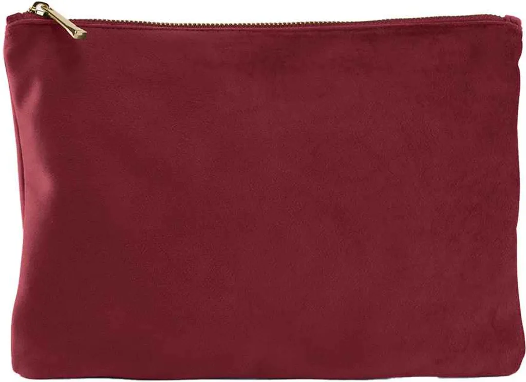 Pochette Bagbase Velvet Rosso Rubino | Borsa Accessori Lusso 30x20