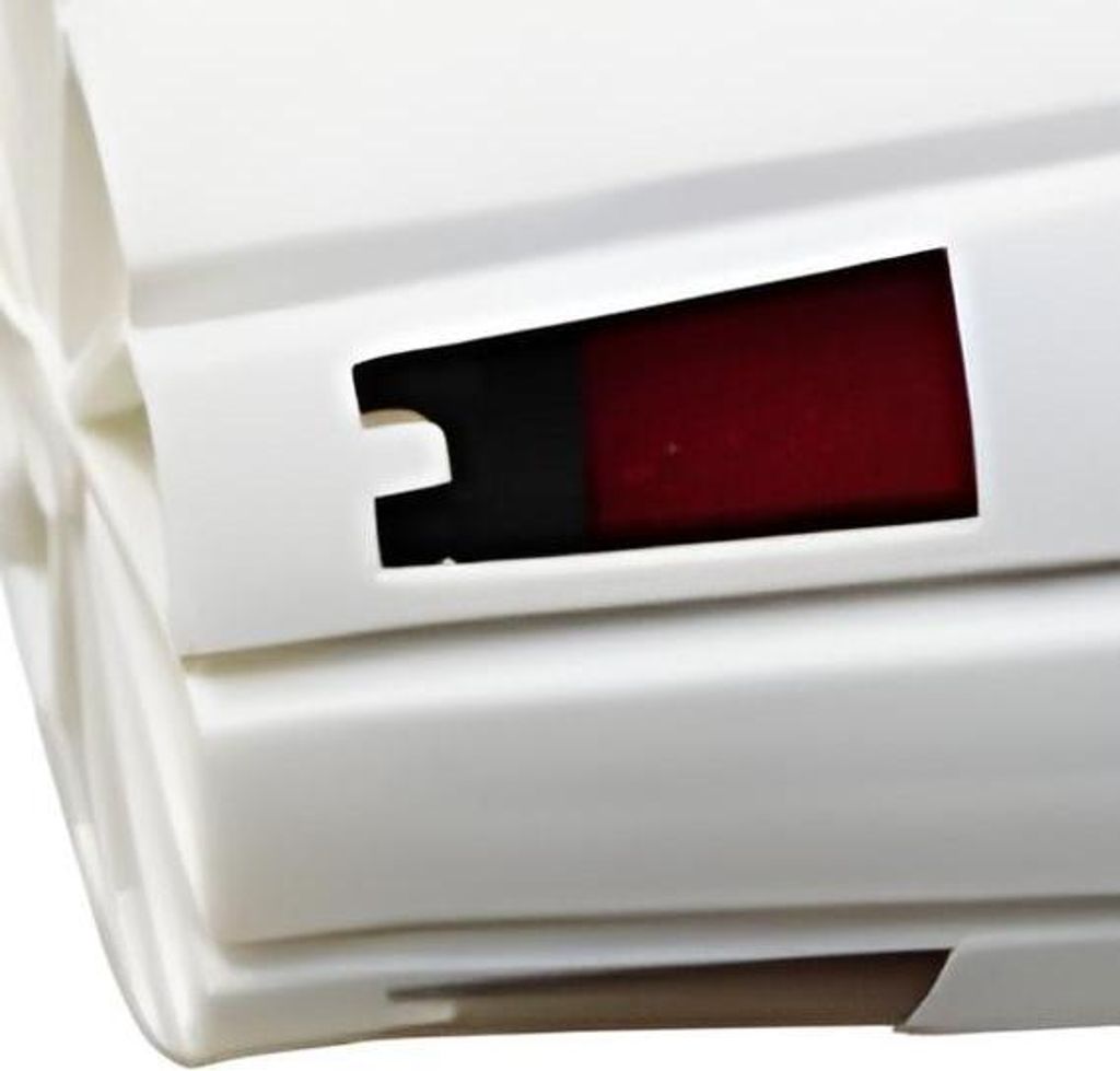 Str8 e5 45-Grad geneigter Luftfilter D.35mm Chrom/Rot