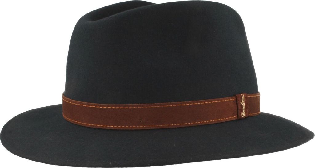 Borsalino feiner Hasenhaarhut Rustico Traveller mit Lederband