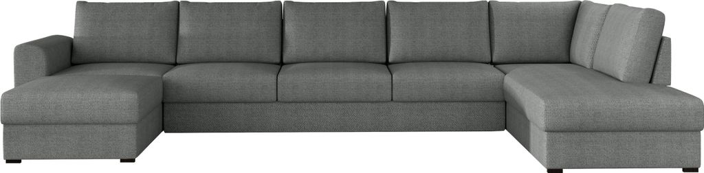MIRJAN24 Ecksofa Wilma Large, U-Form Polsterecke vom Hersteller, Schlafsofa mit zwei Bettkasten, Wohnlandschaft (Twist 21, Seite: Rechts)