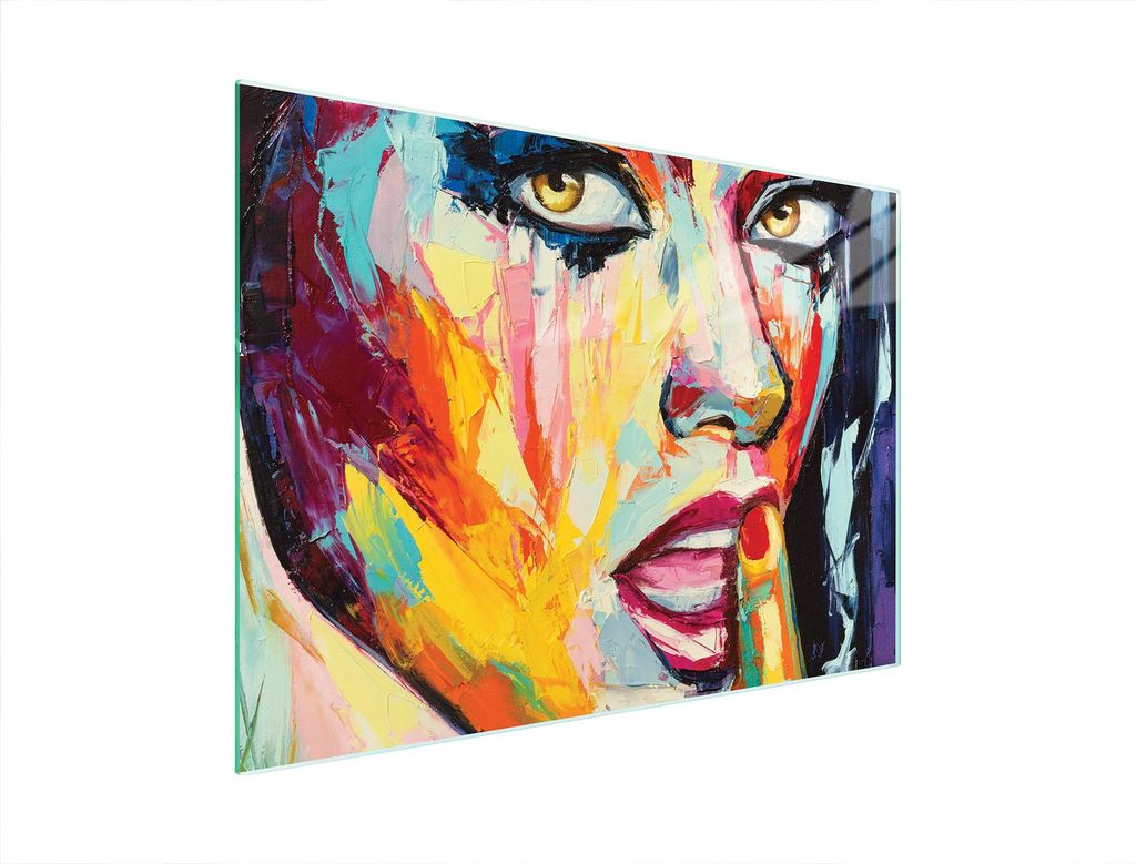 Glasschneidebrett 40x30 Frau