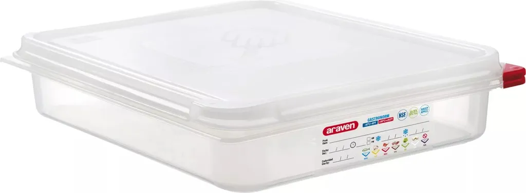 Contenitore Araven GN 1/2 Ermetico 4L - Risparmio e Freschezza Horeca