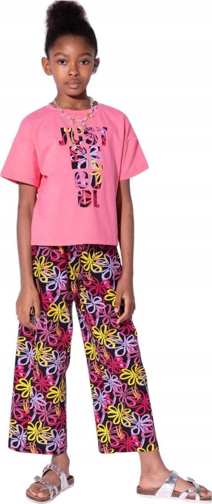 Mädchen Sommer Set - T-Shirt und Hose - Rosa - Bequem und stylisch - Ideal für warme Tage Größe 110, Alter 5 Jahre