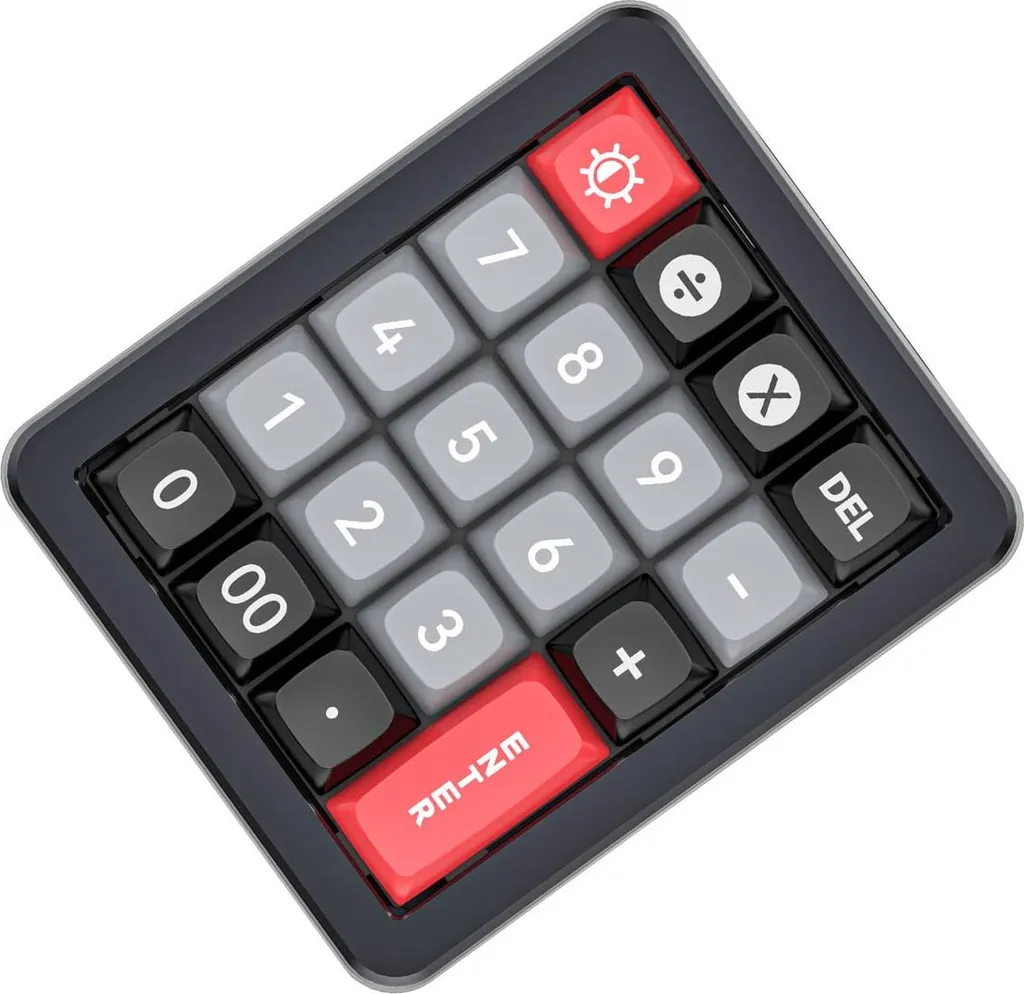 Mini clavier mécanique RGB pour gaming filaire noir - Format compact