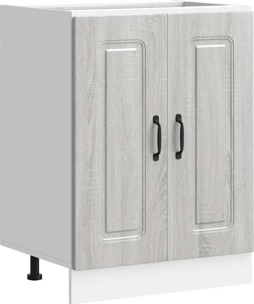 Base Sottolavello SYFAX™ Kalmar 60x46x81,5 cm Grigio Sonoma DIY
