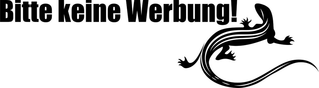 Bitte keine Werbung, Briefkastenaufkleber