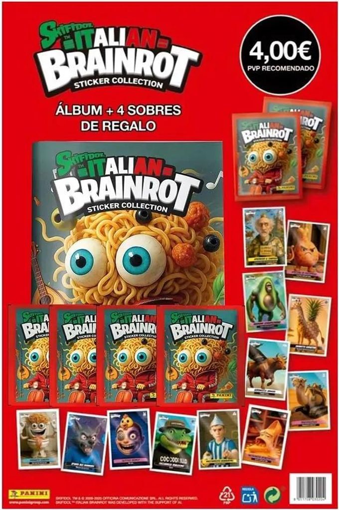 Skifidol Italiener Brainrot Sticker Starter Pack