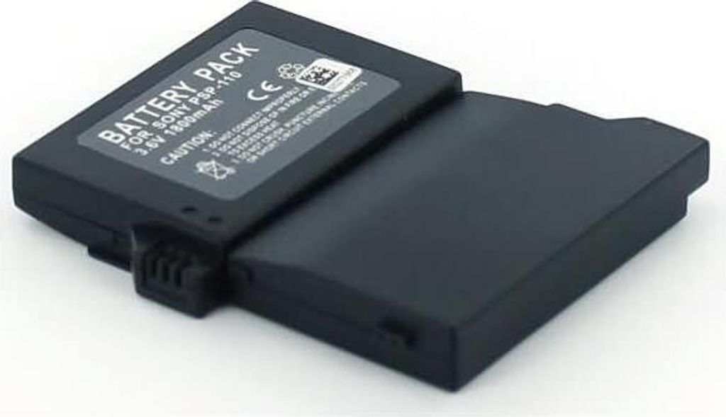Akku für Sony PSP110 Li-Pol 3,6 Volt 1800 mAh.