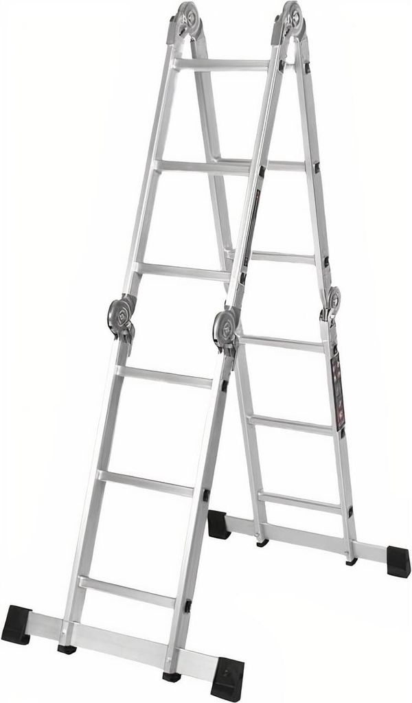 Professionele ladder met platform, 346 cm | Kraft&Dele Productafbeelding 