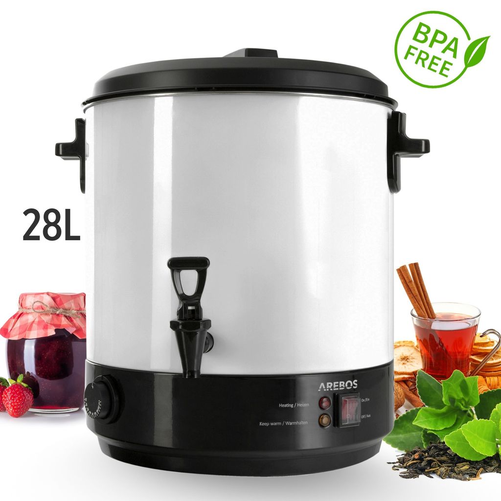 AREBOS Einkochautomat 2500 W | 28 L Einkochtopf mit Produktbild 