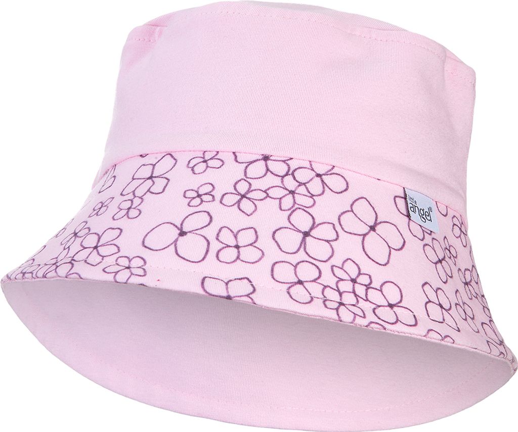 Hut dünn DRUCK Outlast - Babyrosa/Babyrosa Blümchen, 5 | 49-53 cm