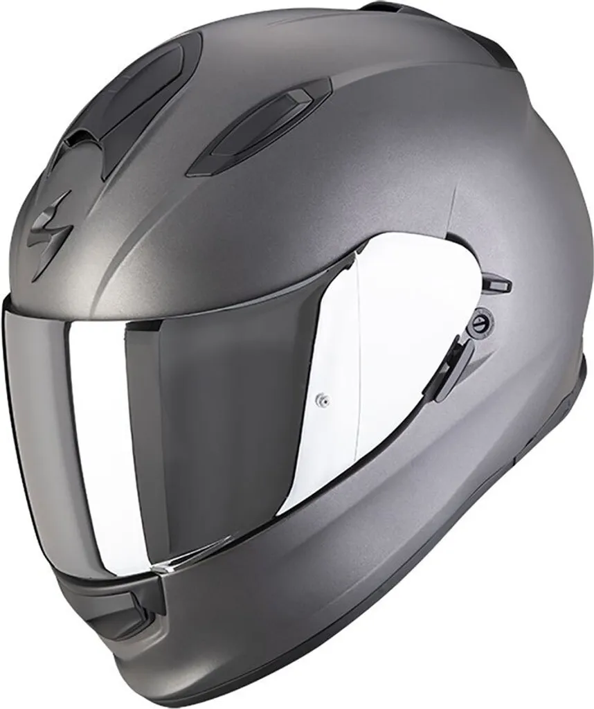 Casque Scorpion EXO-491 mat anthracite XL avec écran solaire rétractable